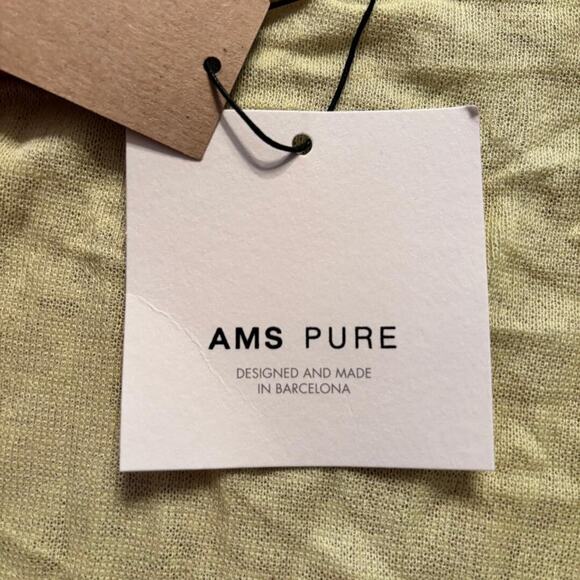 AMS Pure Flowy Open Cardigan Lemon Women's Size L Boho, Peasant NWT - Picture 5 of 15